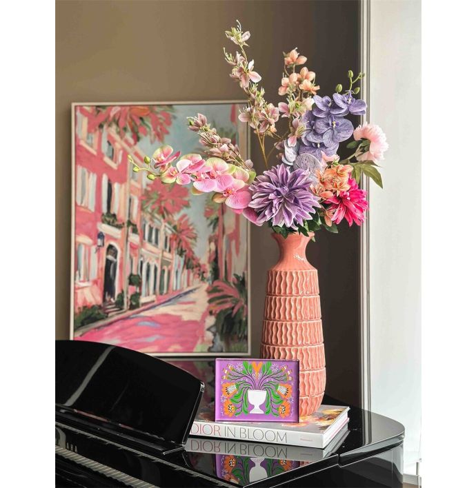 Kunstbloem Orchidee Paars 