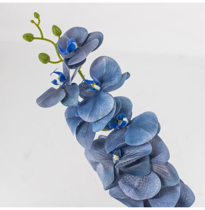 Kunstbloem Orchidee Blauw