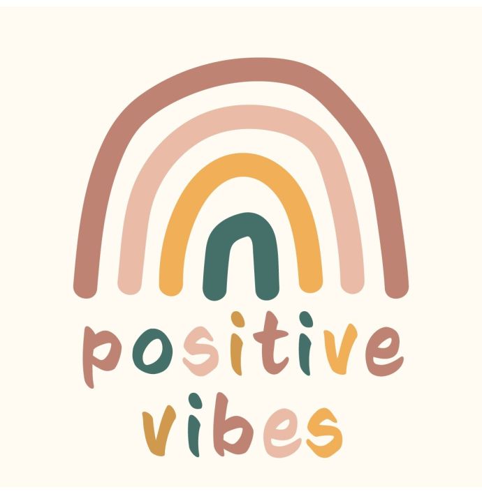 Tegeltje positive vibes