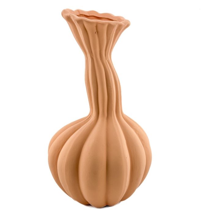 Aardewerk vaas organic sandstone 