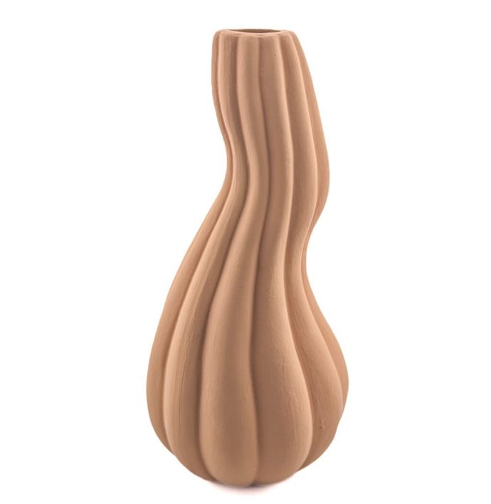Aardewerk vaas organic sandstone 