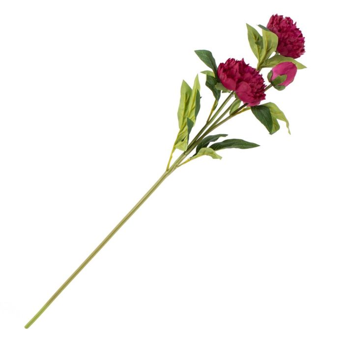 Kunstbloem Pioen Fuchsia