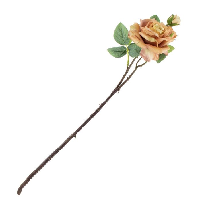 Kunstbloem Roos Peach 