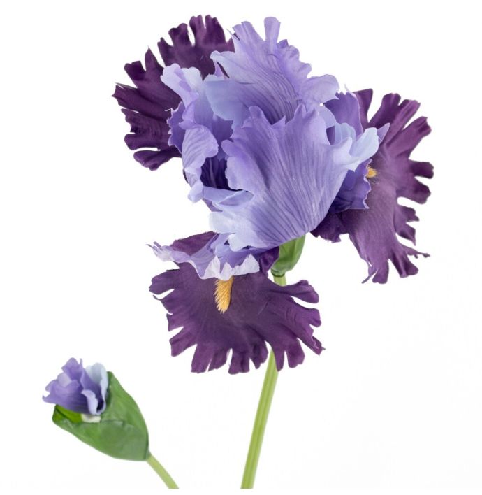 Kunstbloem Iris paars
