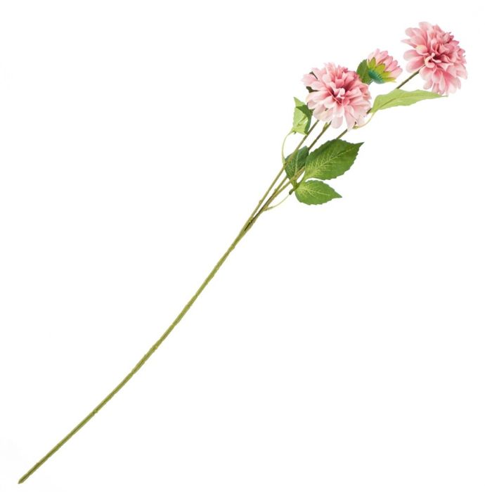 Kunstbloem dahlia 75cm roze