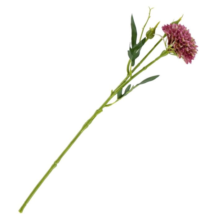Kunstbloem zinnia 36cm paars