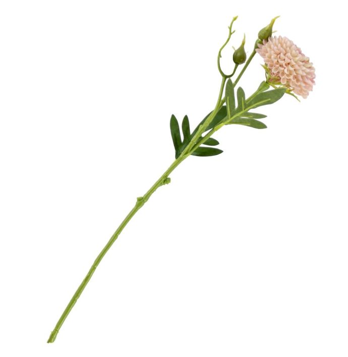 Kunstbloem zinnia 36cm roze