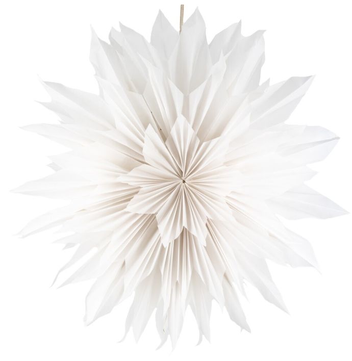 Kerstster sun 100cm wit met pendel