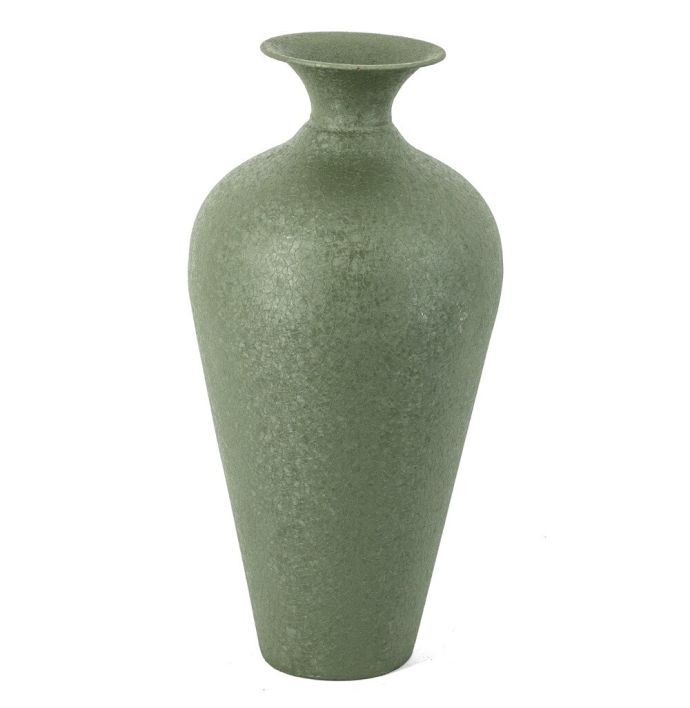 Metalen vaas green texture