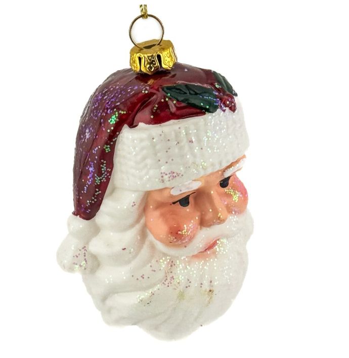 Kersthanger kerstman glitter