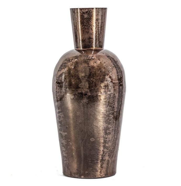 Metalen vaas rosewood