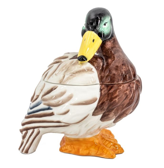 Bakje met deksel eend