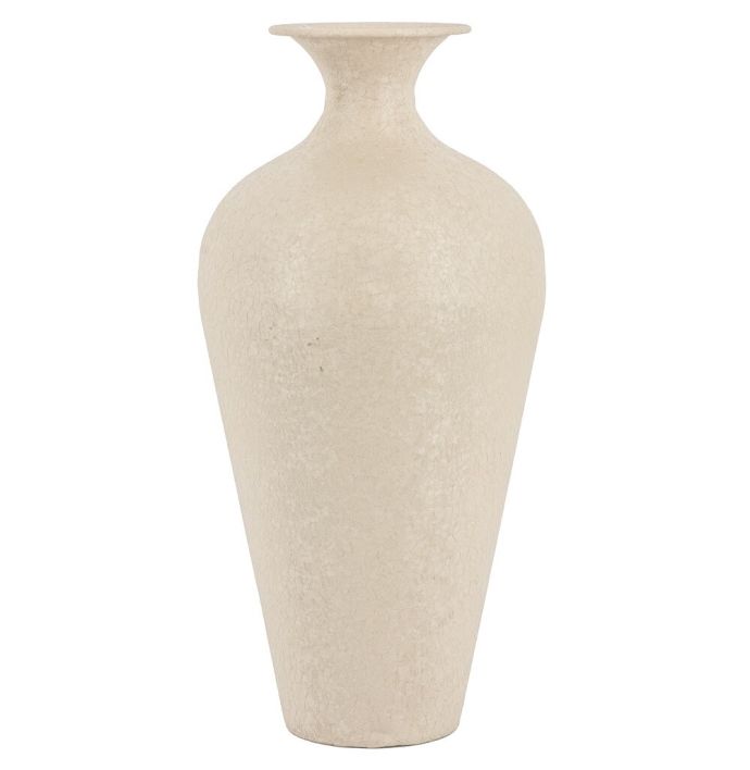 Metalen vaas sand texture