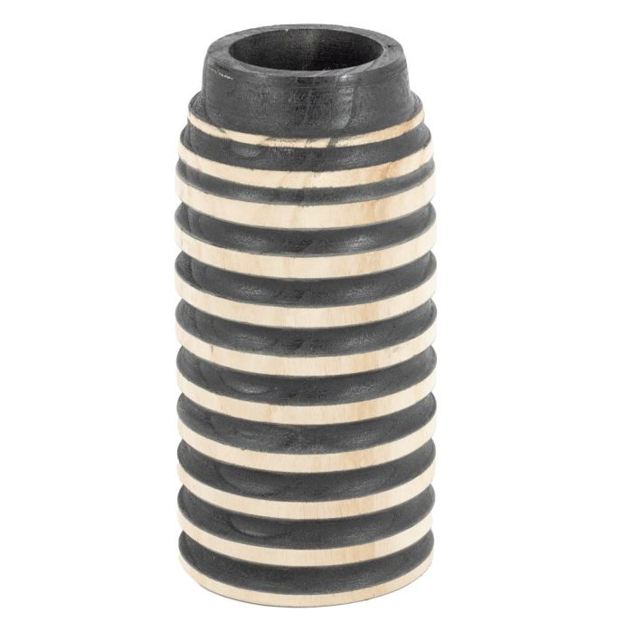 Houten vaas Batik