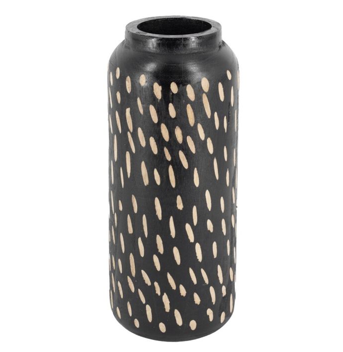 Houten vaas Batik