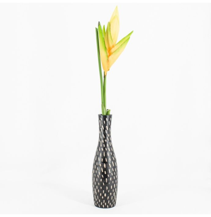 Kunstbloem Heliconia geel