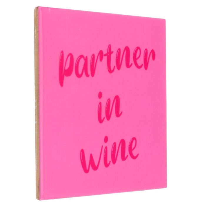 Tegeltje - Partner in wine