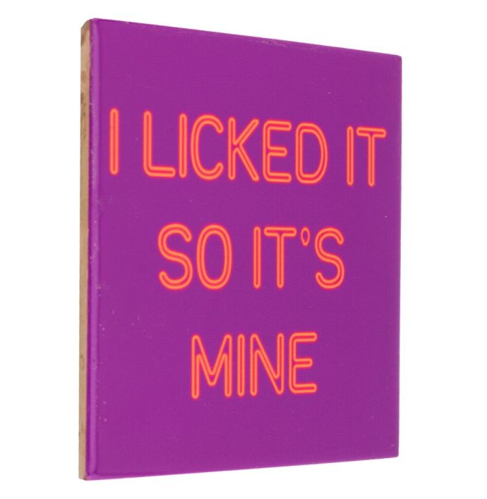 Tegeltje - I licked it