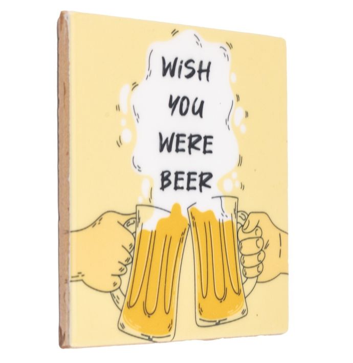 Tegeltje - Wish you were beer 