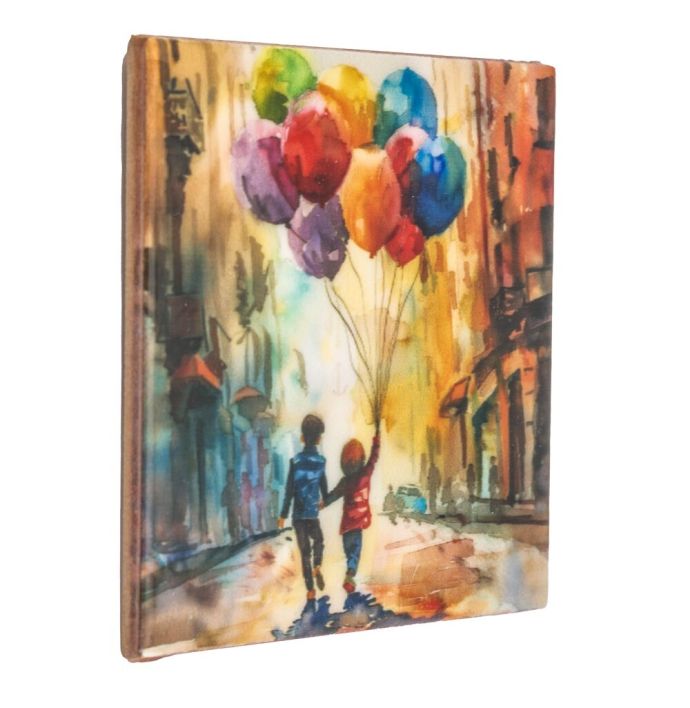 Tegeltje - Ballonnen kinderen 