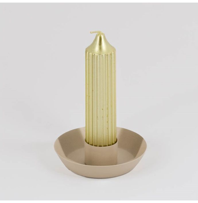 Kaarsenstandaard zand texture