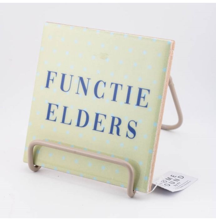 Tegeltje ´Functie elders´