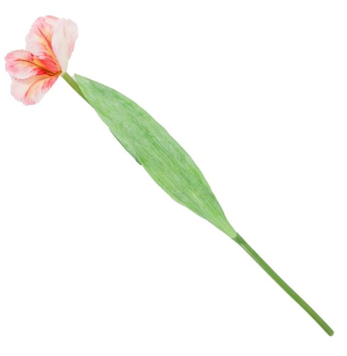 Kunstbloem tulp oranje