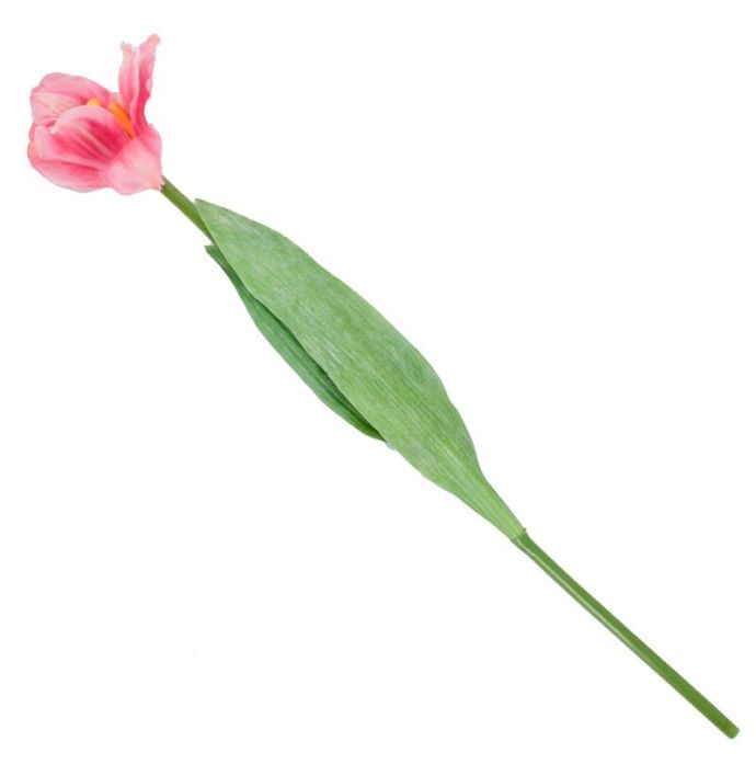 Kunstbloem tulp roze