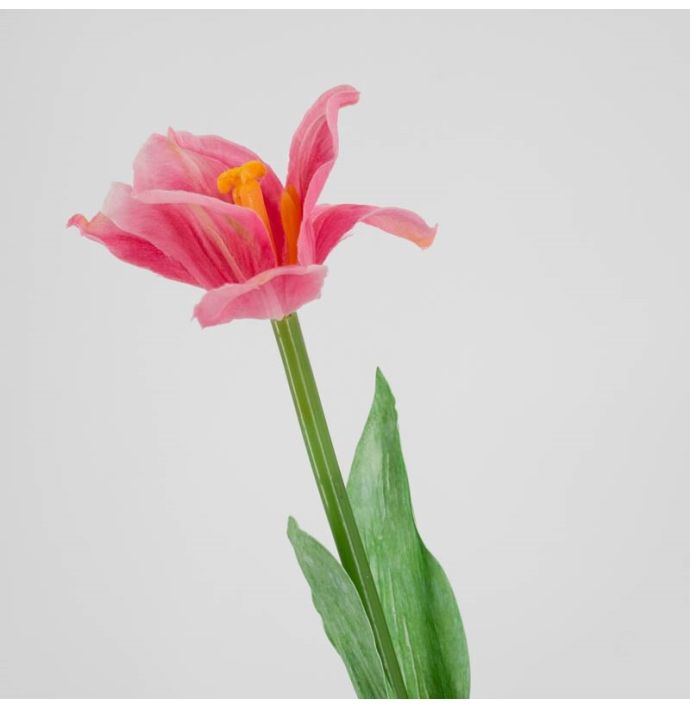 Kunstbloem tulp roze