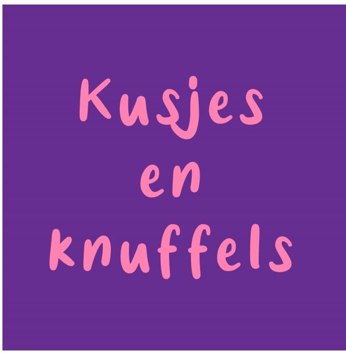 Tegeltje - Kusjes en knuffels