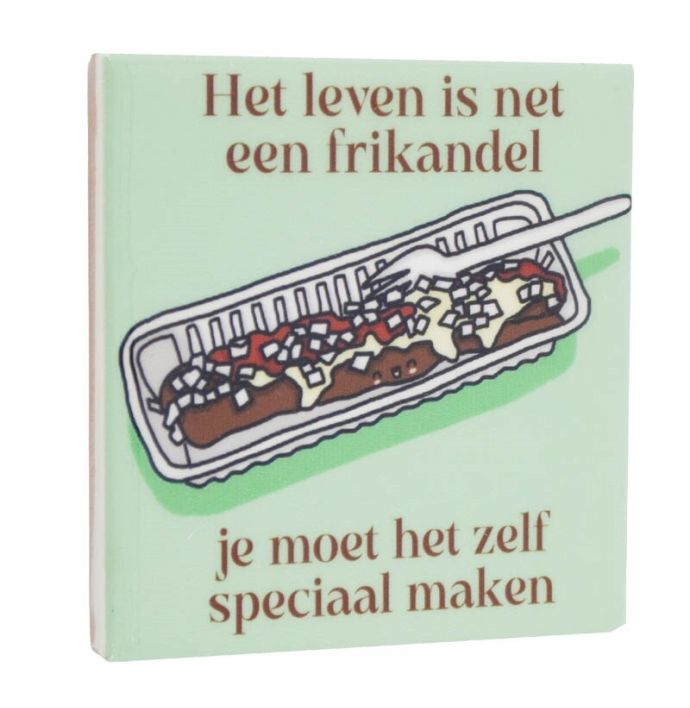 Tegeltje 'Frikandel speciaal'