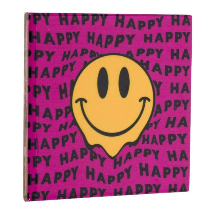 Tegeltje 'Smiley happy'
