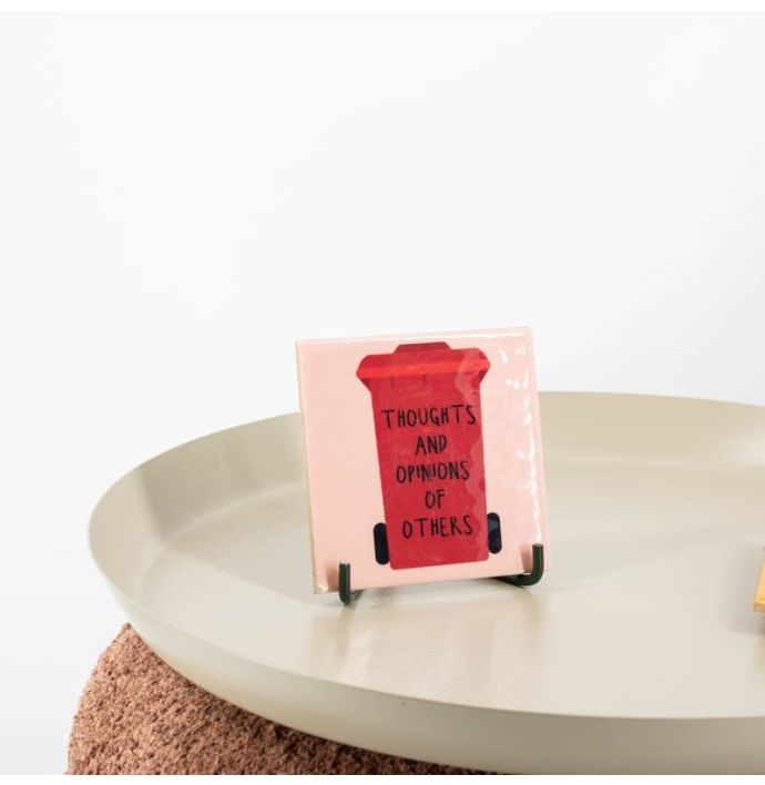 Tegeltje - Trash can