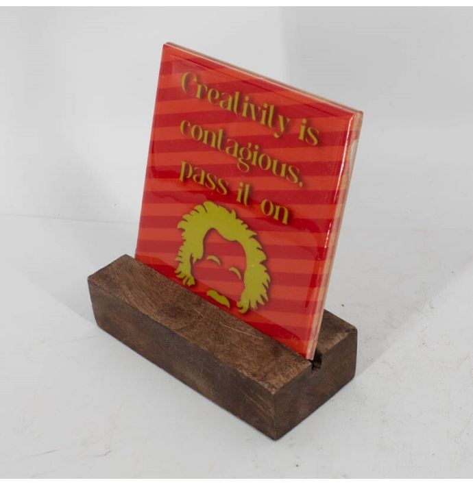 Tegeltje 'Albert Einstein'