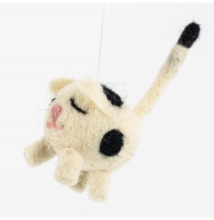 Wollen hanger kat