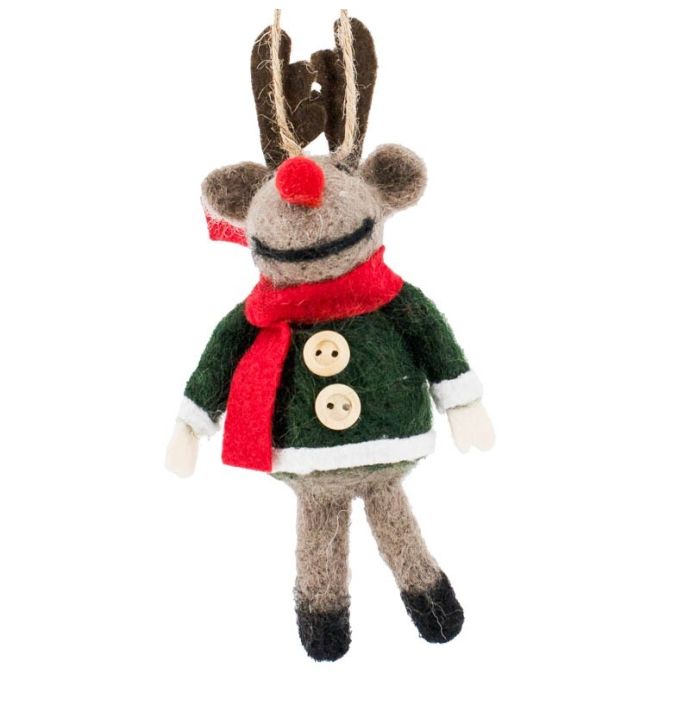 Wollen hanger rendier