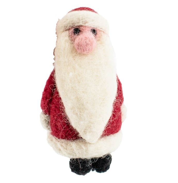 Wollen hanger kerstman