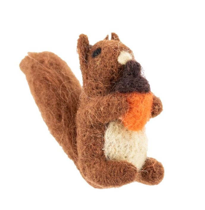 Wollen hanger eekhoorn