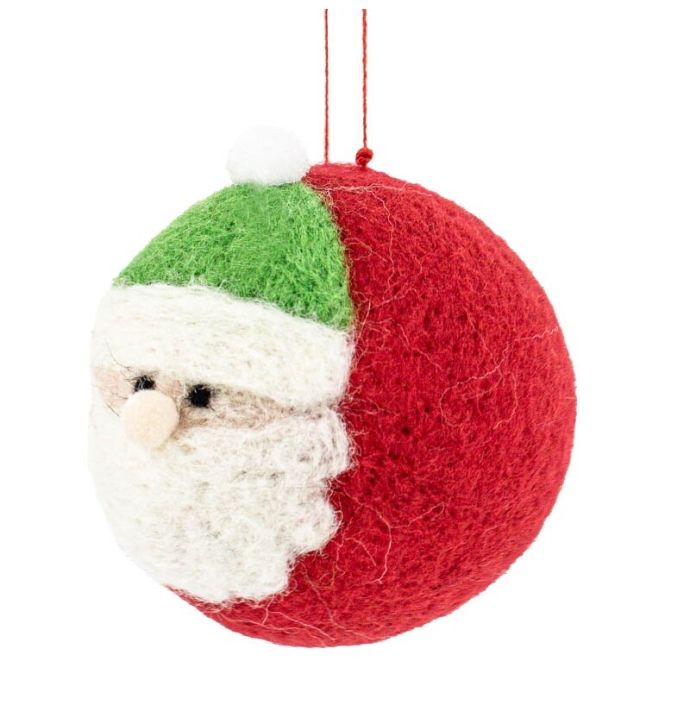 Wollen hanger kerstman