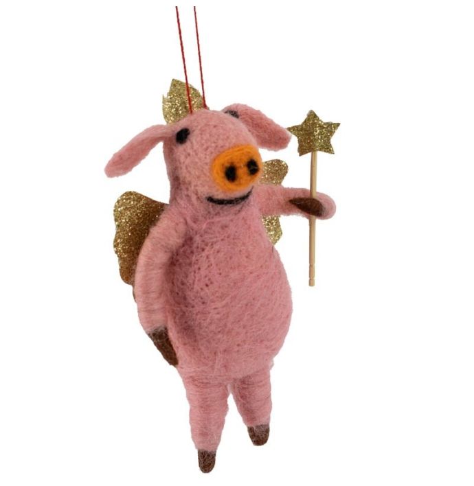 Wollen hanger varken