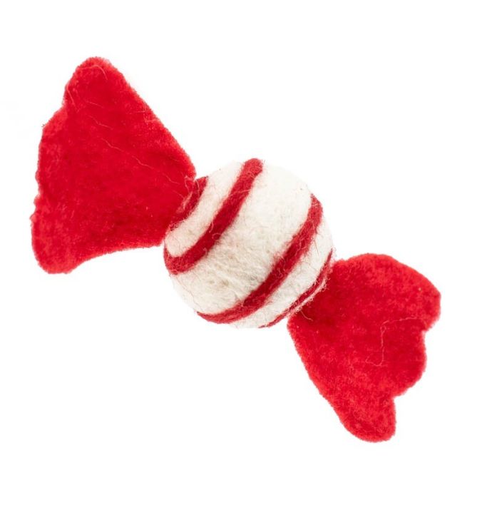 Wollen hanger snoepje