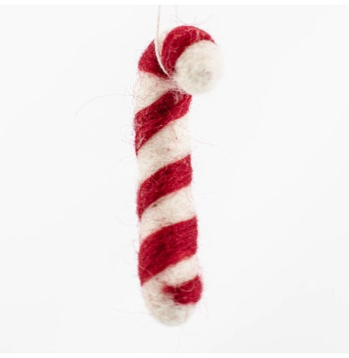 Wollen hanger candycane