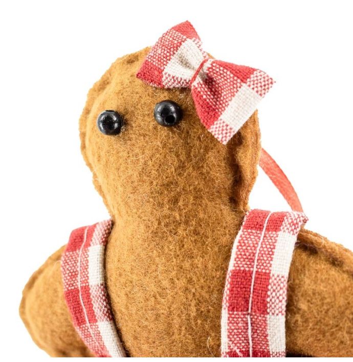 Vilten hanger peperkoek vrouw