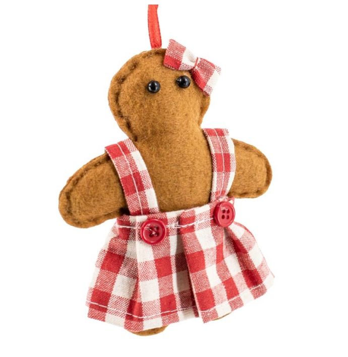 Vilten hanger peperkoek vrouw