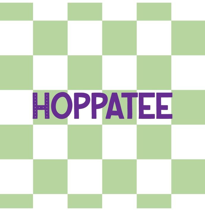 Tegeltje - Hoppatee