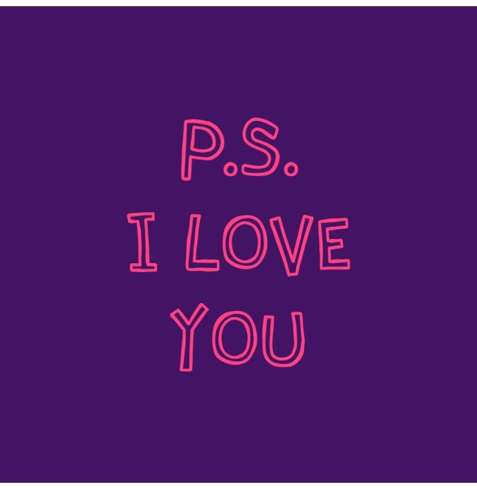 Tegeltje - P.S. I love you