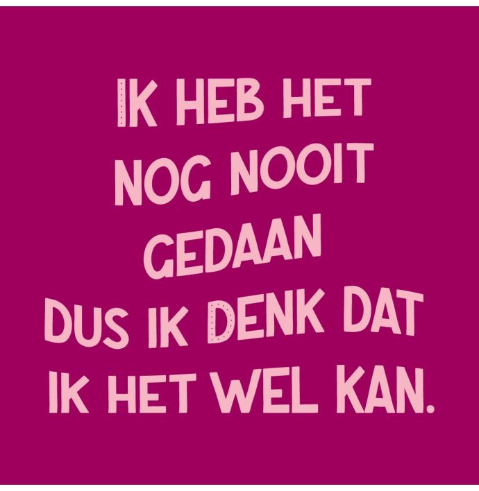 Tegeltje - Ik heb het nog nooit gedaan