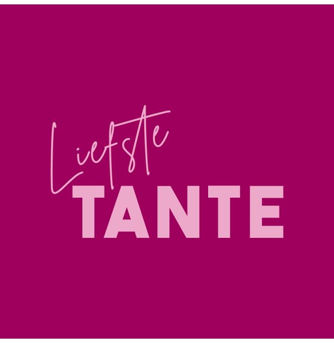 Tegeltje - Liefste tante