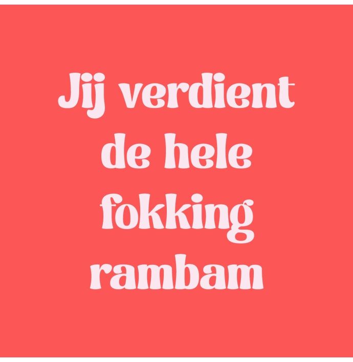 Tegeltje - Jij verdient