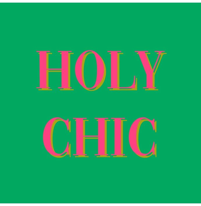 Tegeltje 'Holy chic'